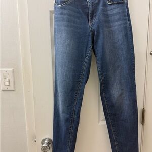 1822 Denim Women's Skinny Leg Jeans - Dark Blue